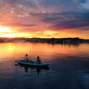 Sunset on Kayak